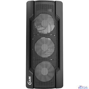 Powercase CMIXB-F4 Корпус Mistral X4 Mesh, Tempered Glass, 4x 120mm fan, чёрный, ATX (CMIXB-F4)