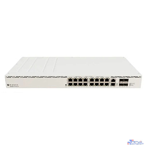 MikroTik CRS320-8P-8B-4S+RM Коммутатор стоечный, 17*1Gbit RJ45, 4*SFP+,  PoE (1-16port) RouterOS v7