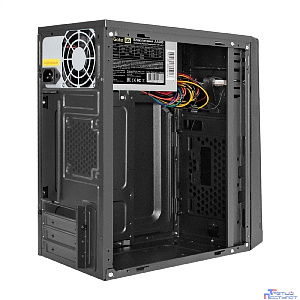 Exegate EX286394RUS Корпус Minitower ExeGate BAA-106-500W-8 (mATX, БП AA500 с вент. 8см, 2*USB, аудио, черный)