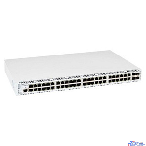 ELTEX MES2300B-48 Ethernet-коммутатор 48 портов 10/100/1000BASE-T, 4 порта 10GBASE-R (SFP+)/1000BASE-X (SFP), L3, 100–240 В AC, 12 В DC