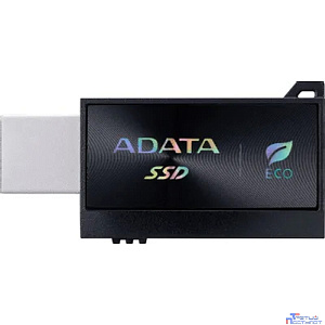 A-DATA External SSD SC730, 1000GB, Type-C, Type-A, USB 3.2 Gen2, R/W 600/600 MB/s, 36.8x23.8x9.7mm, Black (5 лет)