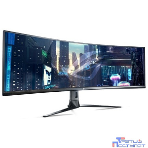 ASUS LCD 49" XG49VQ ROG STRIX черный {VA HDR FreeSync2 Curved 3840x1080 4ms 144Hz, 178°/178°, 450cd/m, 3000:1, DisplayPort1.2 HDMI2.0x2 5Wx2} [90LM04H0-B01170]
