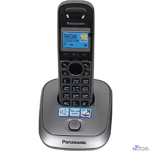 Panasonic KX-TG2511RUM (металик) {АОН, Caller ID,спикерфон на трубке,переход в Эко режим одним нажатием}