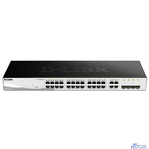 D-Link DGS-1210-28/FL1A Управляемый L2 коммутатор с 24 портами 10/100/1000Base-T и 4 комбо-портами 100/1000Base-T/SFP