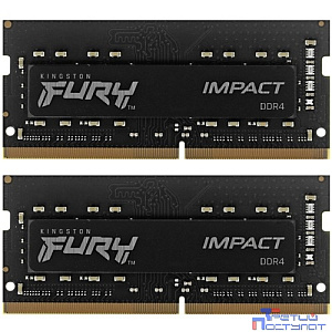 Kingston 32GB 3200MHz DDR4 CL20 SODIMM (Kit of 2) FURY Impact KF432S20IBK2/32