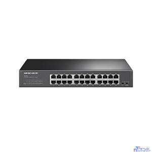 Mercusys MS124GS Коммутатор с 24 гигабитными портами для размещения на столе или в стойке
