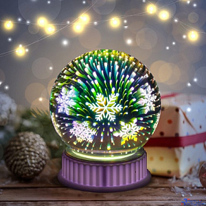 ЭРА Б0051951 Светодиодная новогодняя фигура ENGDS-15 Снежинки 6 LED
