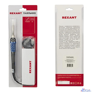 Rexant (12-0620) Паяльник цифровой, с керам. нагревателем, 65Вт, 220В, темп. 200-500 °C