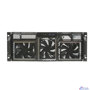 Procase RE411-D2H15-C-48 Корпус 4U server case,2x5.25+15HDD,черный,без блока питания,глубина 480мм,MB CEB 12"x10,5"