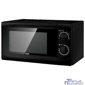 BBK 20MWS-706M/B (B) Микроволновая печь, 20 л, 700 Вт, чёрный.