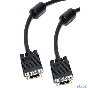 5bites APC-133-100 Кабель  VGA сигнальный HD15M/HD15M, ферр.кольца, 10м.