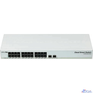 MikroTik CSS326-24G-2S+RM Коммутатор L2 24х Gigabit RJ45, 2х SFP+