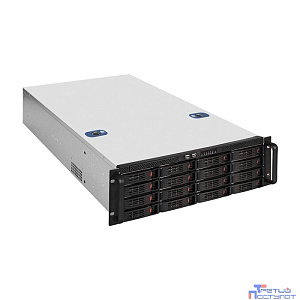Exegate EX296382RUS Серверный корпус ExeGate Pro 3U660-HS16 <RM 19", высота 3U, глубина 660, БП 2U-1000ADS,16xHotSwap, USB>