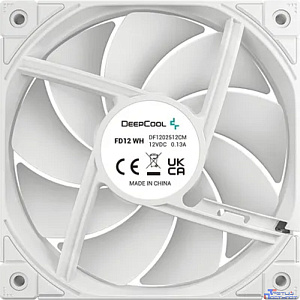 Case fan Deepcool FD12 белый 4-pin 27.6дБ (R-FD12-WHNPN1-G) Ret