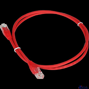 Патч-корд LanMaster вилка RJ-45,  вилка RJ-45,  кат.5е,  ПВХ,  15м,  красный [twt-45-45-15-rd]