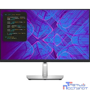 LCD Dell 31.5" P3223QE серебристый/черный {IPS 3840x2160 60Hz 5ms 10bit 350cd 1000:1 HDR10 HDMI2.0 DisplayPort1.4 RJ45 4xUSB3.2 USB-C3.2 Pivot HAS VESA}[210-beqz]