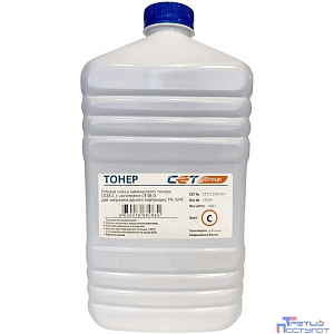 Тонер Cet CE28-C/CE28-D CET111053550 голубой бутылка 550гр. (в компл.:девелопер) для принтера KONICA MINOLTA Bizhub C258/308/368