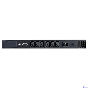 PowerCom Smart King Pro+ SPR-500 ИБП {Line-Interactive, 500VA/400W, Rack 1U, 6xC13, Serial+USB, SmartSlot} (1456357)