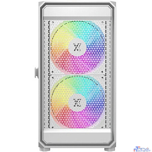 XASTRA Корпус  A303M 3ARGB White mATX/Mesh/ tempered glass / 2x140mm + 1x120mm ARGB PWM fans/ Door/ A303M-2FC14A-1FC12A-D-WH