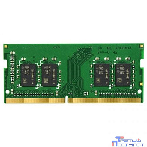 Synology D4NESO-2666-4G Модуль памяти DDR4, 4Gb, для DS224+, DS423+, DS1618+, DS1819+, DS2419+, RS820+/RP+