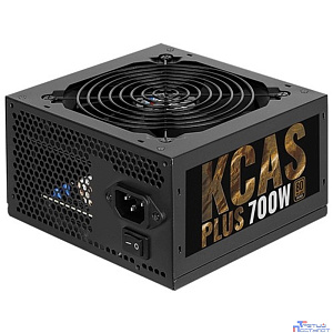 Aerocool 700W RTL KCAS-700 PLUS  {80+ Bronze, fan 12cm, 550mm cable, 20+4P, 4+4P, PCIe 6+2P x4, PATA x4, SATA x7L} (замена 11080851)