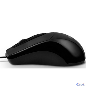 Мышь SVEN RX-110 USB чёрная (2+1кл. 1000DPI, цвет. картон, каб. 1,5м)
