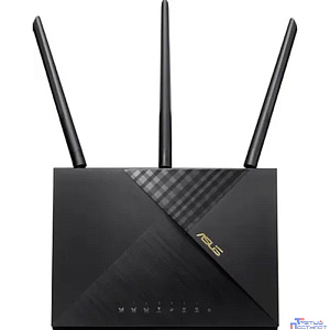 ASUS 4G-AX56 Роутер беспроводной  2G, 3G, 4G, 300 Мбит/с, Wi-Fi 802.11, n, ac, ax, 5 ГГц, 2.4 ГГц, 4 LAN, SIM-слот, 3 внешние антенны, черный
