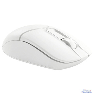 A-4Tech Мышь Fstyler FB12 белый оптическая (1200dpi) беспроводная BT/Radio USB (3but) [1595330]
