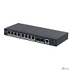 DAHUA DH-SG4010-2F 10-портовый управляемый коммутатор, уровень L2, 8xRJ45 1Gb, 2xSFP 1Gb uplink, коммутация 20 Гбит/с, MAC-таблица 8К, металл