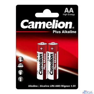 Camelion..LR 6 .Plus Alkaline BL-2 (LR6-BP2, батарейка,1.5В) (2 шт. в уп-ке)