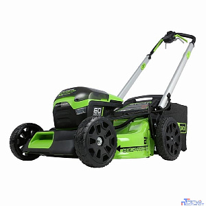 Greenworks Газонокосилка самоходная, аккумуляторная Greenworks GD60LM51SP, 60V, 51 см, бесщеточная, c АКБ 4АЧ и ЗУ [2514307UB]