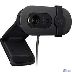 Камера Web Logitech HD Webcam Brio 100 Full графитовый 2Mpix (1920x1080) USB Type-C с микрофоном (960-001587)
