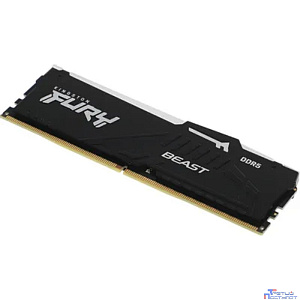 Память DDR5 8GB 5200MHz Kingston KF552C36BBEA-8 Fury Beast Expo RGB RTL Gaming PC5-41600 CL36 DIMM 288-pin 1.25В kit single rank с радиатором Ret