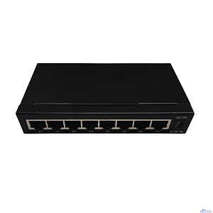 NEOMAX неуправляемый коммутатор NMS-108P-1000-S, 8 портов 1000 Mbps, металл
