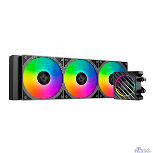 Кулер с водяным охлаждением ID-Cooling Dashflow 360 XT Pro ARGB Soc-AM5/AM4/1200/1700/1851 черный 4-pin 32.5dB Al 350W Ret