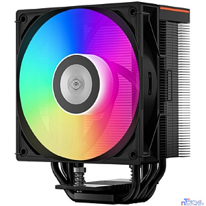 Кулер PCCooler RT500 Digital ARGB BK  S115X/1200/1700/18XX/AM4/AM5 (TDP 245W, 1x120mm PWM ARGB FAN, 5 тепловых трубок 6мм, 500-2200RPM, 32dBa)