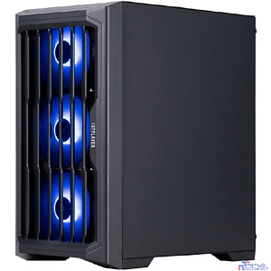 1STPLAYER BULLET HUNTER H2 ARGB Black / mATX / 4x120mm ARGB fans / H2-BK-4F7