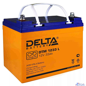 Delta DTM 1233 L (33А\ч, 12В) свинцово- кислотный аккумулятор