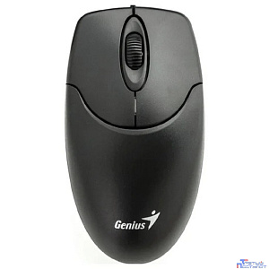 Мышь проводная Genius NetScroll 120 V2, оптическая, разрешение 1000 DPI, кабель 1.5 м, для правой/левой руки. Цвет: черный (31010018400)