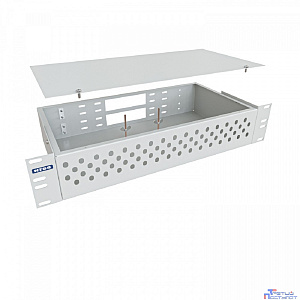 NTSS Кросс NTSS оптический 19'' укомплектованный 2U, 64 порта ST/UPC, 50/125 мкм (сплошная панель, сплайс-кассета 2шт, пигтейлы, КДЗС, адаптеры) серый RAL 7035 NTSS-RFOB-2U-64-ST/U-50-SP1.5G0AY