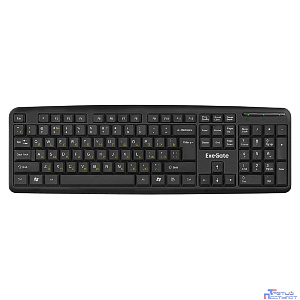 Exegate EX293971RUS Клавиатура ExeGate LY-331S (USB, полноразмерная, влагозащищенная, 104кл., Enter большой, длина кабеля 1,7м, черная, RTL)