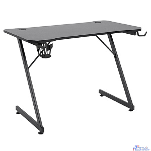 Игровой компьютерный стол Black Scorpion подвес кружки+гарн., черн. DEFENDER (64236)