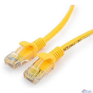 Cablexpert Патч-корд медный UTP PP10-0.25M/Y кат.5, 0.25м, литой, многожильный (желтый)
