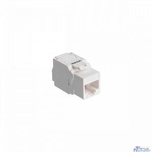 NTSS Розеточный модуль NTSS PREMIUM Keystone RJ45 UTP CAT5e 180 градусов безинструментальный белый ver2 NTSS-KJ2-PM-UTP-RJ45-5e-180-TL-WT