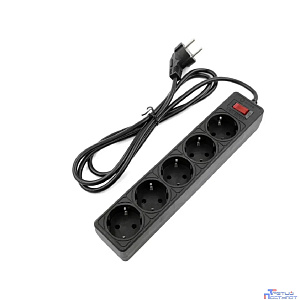 5bites Сетевой фильтр GARDA SP5B-510 5S / 3*0.75MM2 / 1M / BLACK