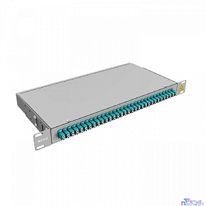 NTSS Кросс 19" NTSS PREMIUM, предсобранный 1U, 32 порта LC/UPC duplex, 50/125 мкм ОМ3, (сплошная панель, розетки, сплайс 2шт, КДЗС, пигтейлы) NTSS-RFOB-PM-1U-32-2LC/U-503-SP1.5G0A