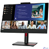 Монитор Lenovo 23.8" ThinkVision T24v-30 черный IPS LED 4ms 16:9 HDMI M/M Cam матовая HAS Piv 1000:1 250cd 178гр/178гр 1920x1080 75Hz VGA DP FHD USB 6кг