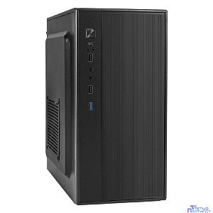 Exegate EX299267RUS Корпус Minitower ExeGate BAA-408U-UNS500 (mATX, БП UNS500 с вент. 12см, 2*USB+1*USB3.0, HD Audio, черный)