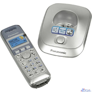 Panasonic KX-TG2511RUS (серебристый) {АОН, Caller ID,спикерфон на трубке,переход в Эко режим одним нажатием}