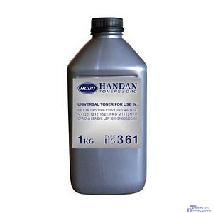 HANDAN Тонер универсальный для HP LJ P1005/P1006, Тип HG361, GP LJP1005/1160.Тип HG361, 1 кг, канистра